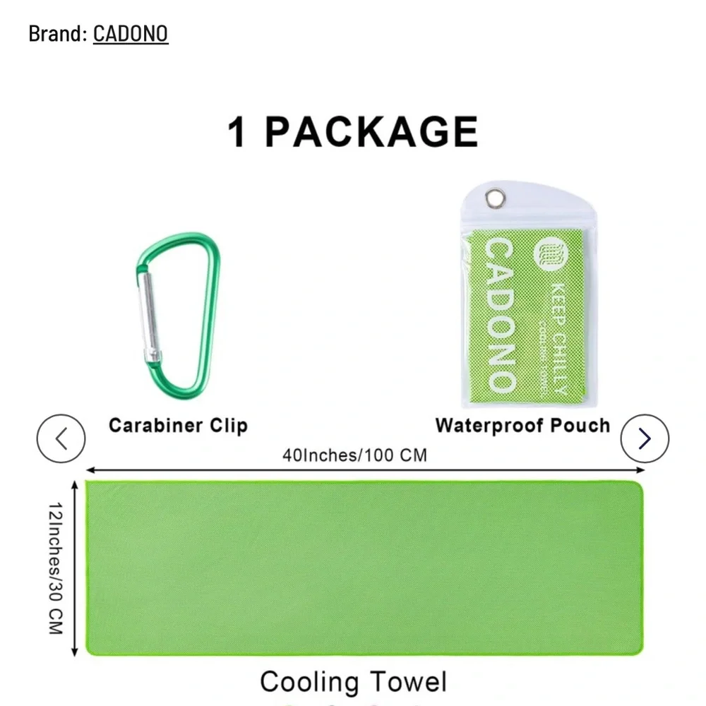 NWT Cadono Cooling Towel in Blue only ONE